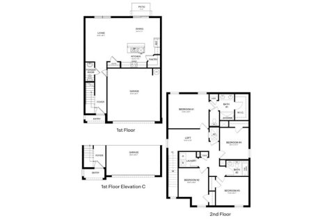 Villa ou maison à vendre à Ruskin, Floride: 4 chambres, 173.36 m2 № 2432671 - photo 2