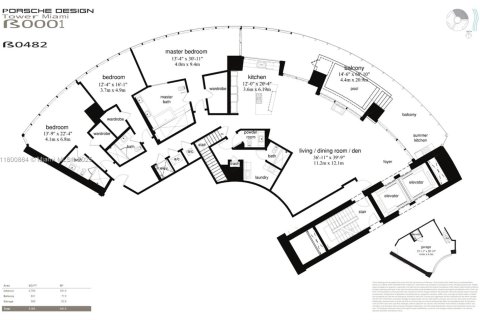 Condominio en venta en Sunny Isles Beach, Florida, 4 dormitorios, 351.64 m2 № 1864536 - foto 30