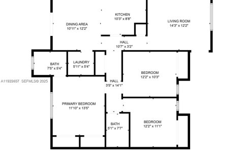 Снять в аренду виллу или дом в Катлер-Бей, Флорида 3 спальни, 211.07м2, № 1990875 - фото 21