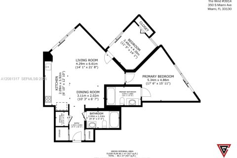 Copropriété à louer à Miami, Floride: 2 chambres, 86.86 m2 № 2344253 - photo 30