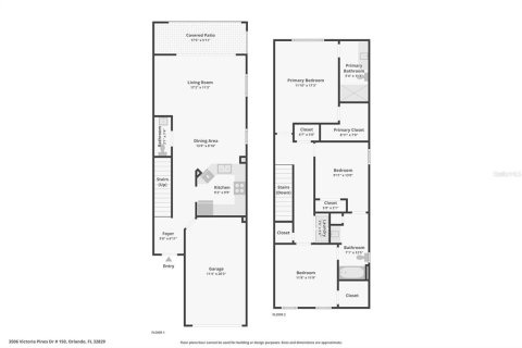 Townhouse in Orlando, Florida 3 bedrooms, 136.75 sq.m. № 2167295 - photo 28