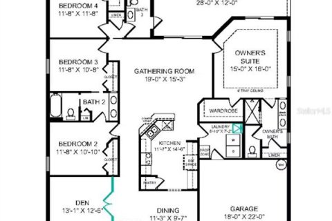 Villa ou maison à vendre à Wildwood, Floride: 4 chambres, 195.93 m2 № 2220545 - photo 2