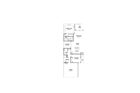 House floor plan «House», 2 bedrooms in RiverTown - WaterSong