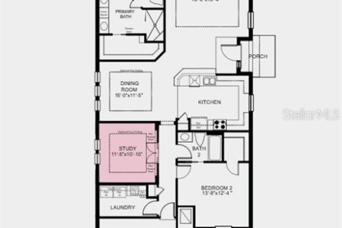 Villa ou maison à vendre à Wesley Chapel, Floride: 2 chambres, 156.91 m2 № 2403099 - photo 25