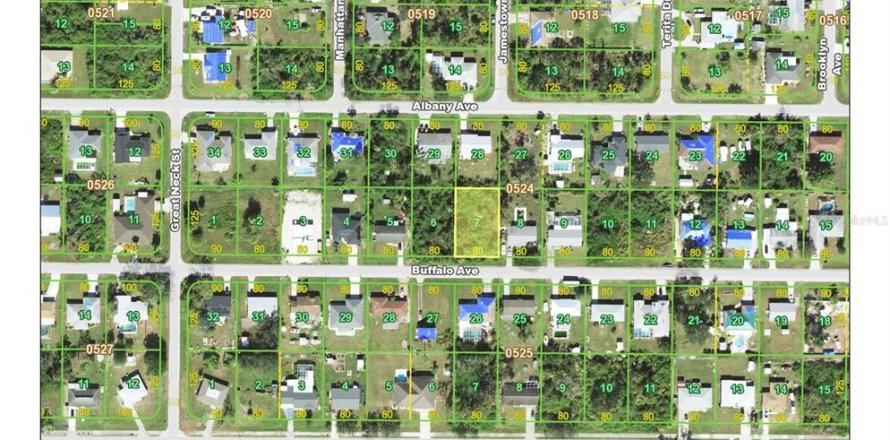 Land in Port Charlotte, Florida № 2159448