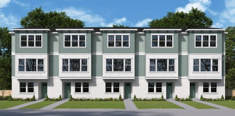 Townhouse in Saint Petersburg, Florida 3 bedrooms, 181.35 sq.m. № 2200458