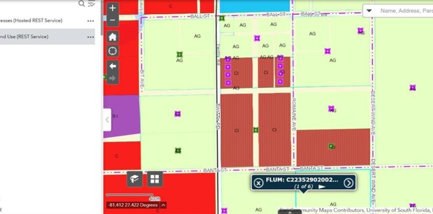 Terrain à Sebring, Floride № 2206218