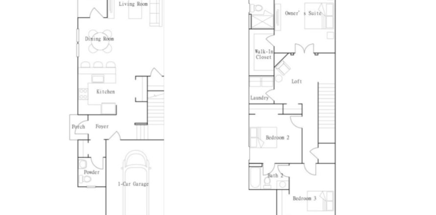 Townhouse in Longbay Townhomes in Middleburg, Florida 3 bedrooms, 166 sq.m. № 450059