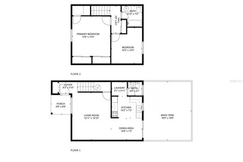 Adosado en alquiler en Edgewater, Florida, 2 dormitorios, 92.44 m2 № 1820861 - foto 13