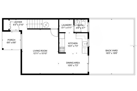 Adosado en alquiler en Edgewater, Florida, 2 dormitorios, 92.44 m2 № 1820861 - foto 11