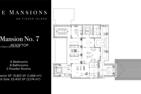 Casa en venta en Miami Beach, Florida, 8 dormitorios, 1467.95 m2 № 2027664 - foto 20