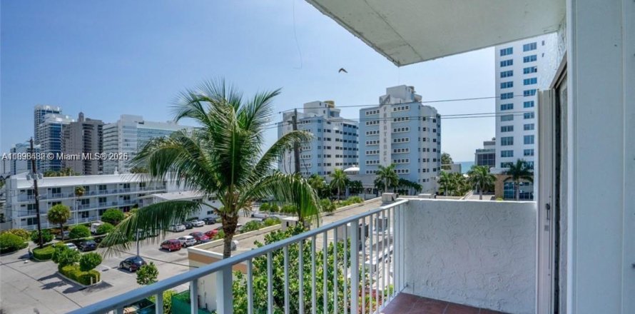 Кондоминиум с 1 спальней в Майами-Бич, Флорида № 1948152