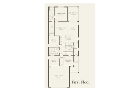 House floor plan «Daniel Plan», 4 rooms in Redding Pointe