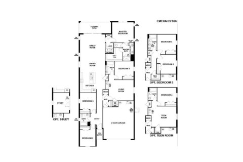 House floor plan «1257 Mattie Pointe», 4 rooms in Seasons at Mattie Pointe