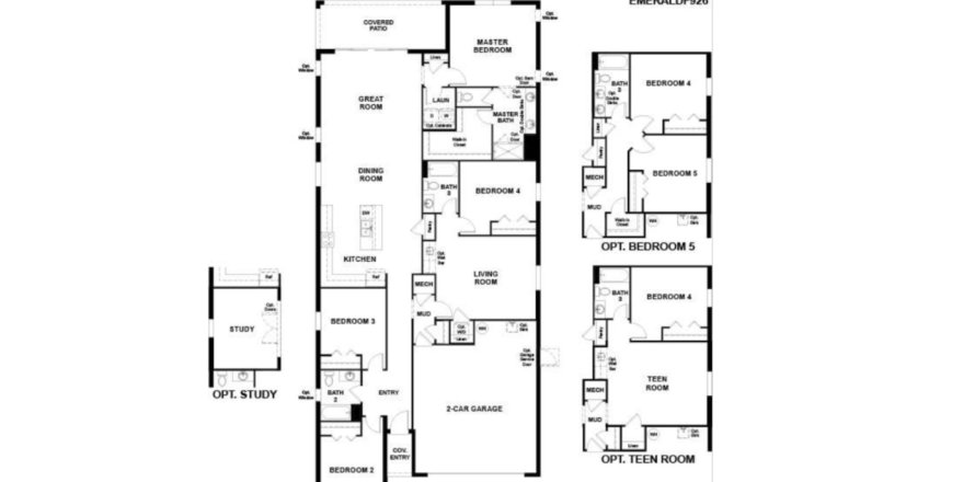 House in Seasons at Mattie Pointe in Auburndale, Florida 4 bedrooms, 210 sq.m. № 285476