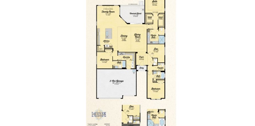 House in Latitude Margaritaville Watersound in Panama City Beach, Florida 3 bedrooms, 237 sq.m. № 655678