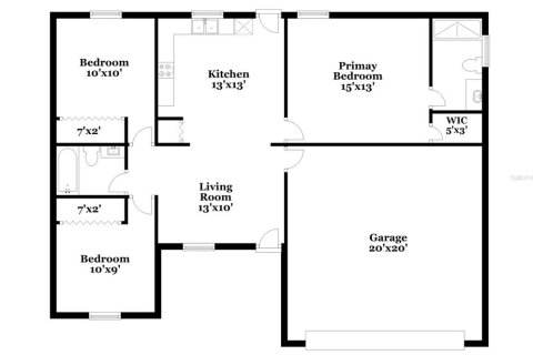 Villa ou maison à louer à Kissimmee, Floride: 3 chambres, 110.37 m2 № 2418926 - photo 16