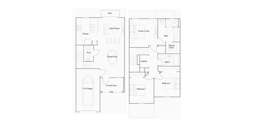 Townhouse in CORSICA in Homestead, Florida 3 bedrooms, 123 sq.m. № 62561