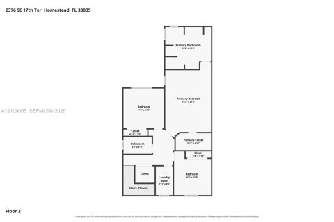 Купить таунхаус в Хомстед, Флорида 3 спальни, 166.3м2, № 2422896 - фото 29