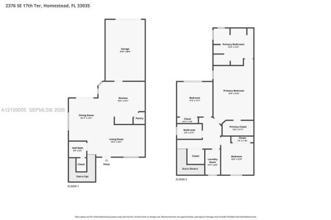 Купить таунхаус в Хомстед, Флорида 3 спальни, 166.3м2, № 2422896 - фото 27