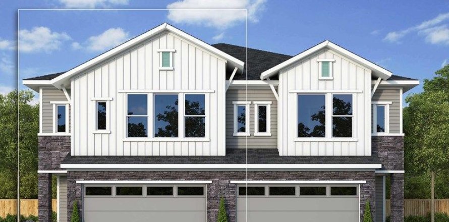 Townhouse in Kettering at eTown - Paired Villas in Jacksonville, Florida 3 bedrooms, 213 sq.m. № 435779