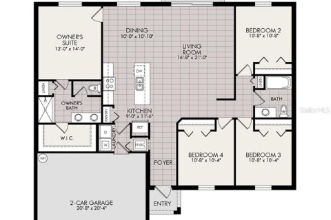 House in Port Charlotte, Florida 4 bedrooms, 153.29 sq.m. № 1866709 - photo 9