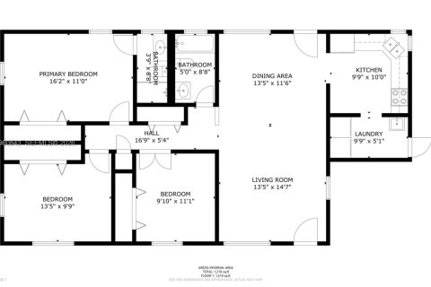 Купить виллу или дом в Майами, Флорида 3 спальни, 125.05м2, № 2044809 - фото 3