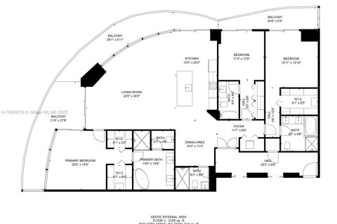 Condominio en venta en Miami, Florida, 3 dormitorios, 187.48 m2 № 1790510 - foto 10