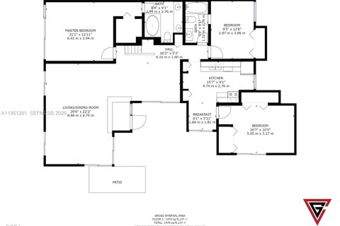 Villa ou maison à louer à Miami, Floride: 3 chambres, 117.24 m2 № 2007519 - photo 13