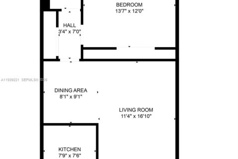 Снять в аренду виллу или дом в Майами-Бич, Флорида 1 спальня, 65.03м2, № 2000031 - фото 1