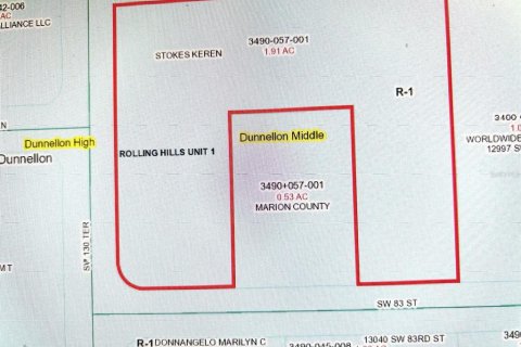 Terreno en venta en Dunnellon, Florida № 1517910 - foto 1