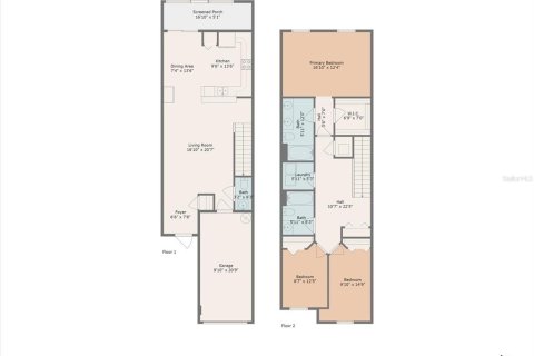 Adosado en venta en Riverview, Florida, 3 dormitorios, 154.96 m2 № 1918769 - foto 29
