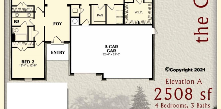 Villa ou maison à Crestview, Floride 4 chambres, 233 m2 № 561737
