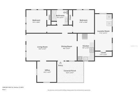 House in Alachua, Florida 3 bedrooms, 95.5 sq.m. № 2228301 - photo 22