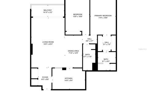 Condominio en venta en Clearwater, Florida, 2 dormitorios, 120.77 m2 № 1826556 - foto 1