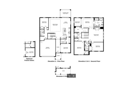 House floor plan «House», 4 bedrooms in Coddington