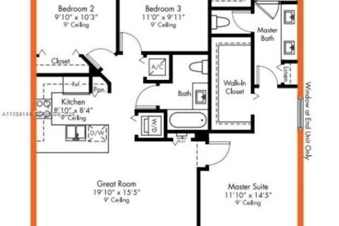 Купить кондоминиум в Дорал, Флорида 3 спальни, 102.38м2, № 2008958 - фото 24