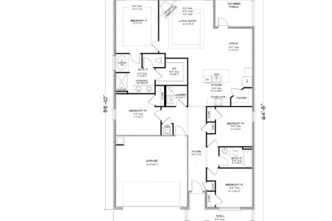 House floor plan «House», 5 bedrooms in Windmark Beach North