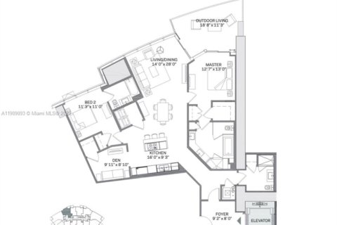 Купить кондоминиум в Майами, Флорида 2 спальни, 144.93м2, № 1965880 - фото 25