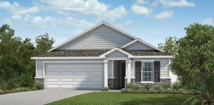 House in WHITEVIEW VILLAGE in Palm Coast, Florida 3 bedrooms, 175.68 sq.m. № 1911286