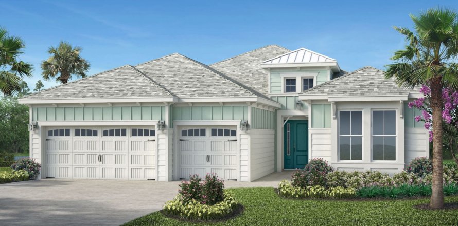 House in Latitude Margaritaville Watersound in Panama City Beach, Florida 3 bedrooms, 237 sq.m. № 655678