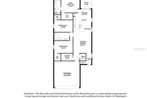 Casa en alquiler en Ruskin, Florida, 3 dormitorios, 127.46 m2 № 1832019 - foto 2