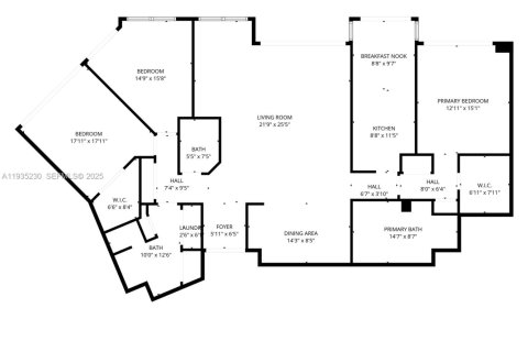 Купить кондоминиум в Авентура, Флорида 3 спальни, 190.91м2, № 1993405 - фото 30