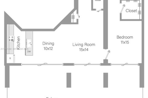 Apartamento en alquiler en Miami, Florida, 1 dormitorio, 92.07 m2 № 2052217 - foto 5