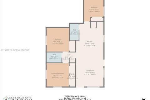 Villa ou maison à louer à Miami, Floride: 3 chambres, 144.37 m2 № 1995527 - photo 4