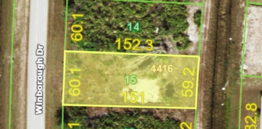 Terrain à Port Charlotte, Floride № 1903324