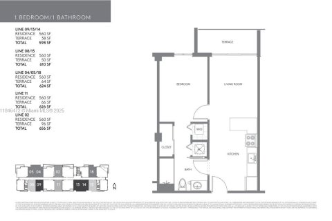 Condo in Miami, Florida, 1 bedroom  № 1978076 - photo 6