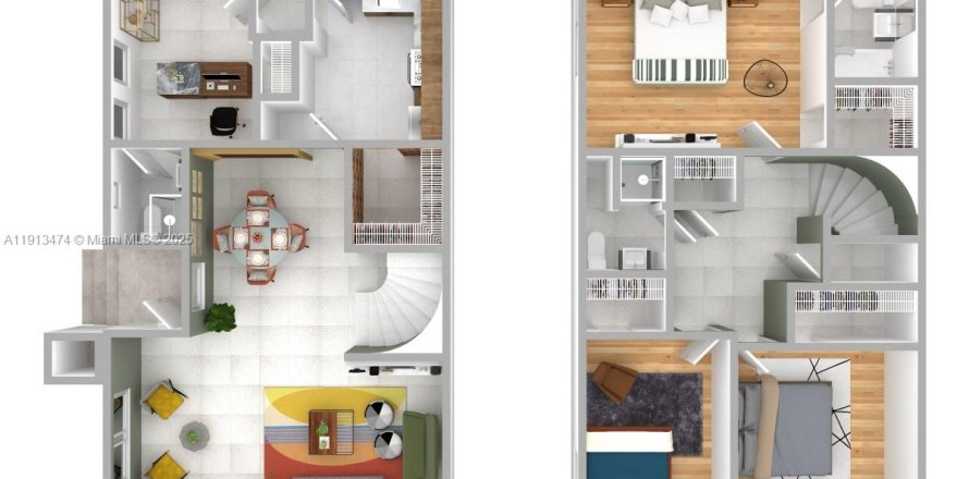 Квартира в Майами-Бич, Флорида 4 спальни, 133.31м2 № 2015810