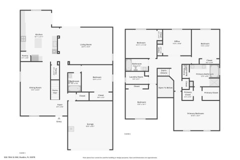 Villa ou maison à vendre à Ruskin, Floride: 6 chambres, 280.38 m2 № 1835430 - photo 29