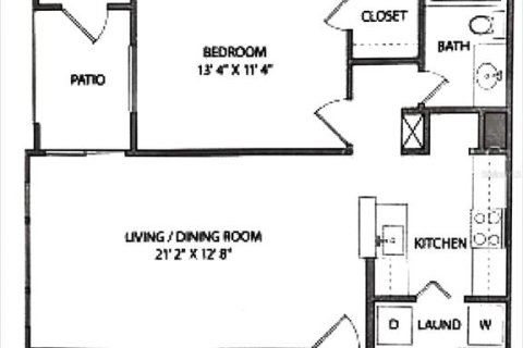 Снять в аренду кондоминиум в Орландо, Флорида 1 спальня, 58.25м2, № 2231468 - фото 3